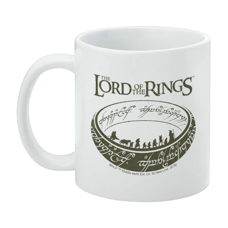 GRAPHICS & MORE THE LORD OF THE RINGS The Journey Ceramic Coffee Mug, Novelty Gift Mugs for Coffee, Tea and Hot Drinks, 11oz, White - Image 3